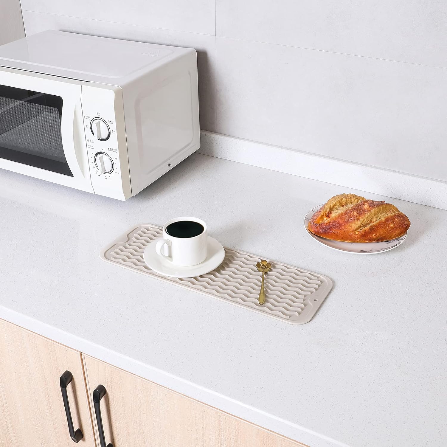 Silicone Dish Drying Mat for Multiple Usage,Easy clean,Eco-friendly,Heat-resistant Silicone Mat for