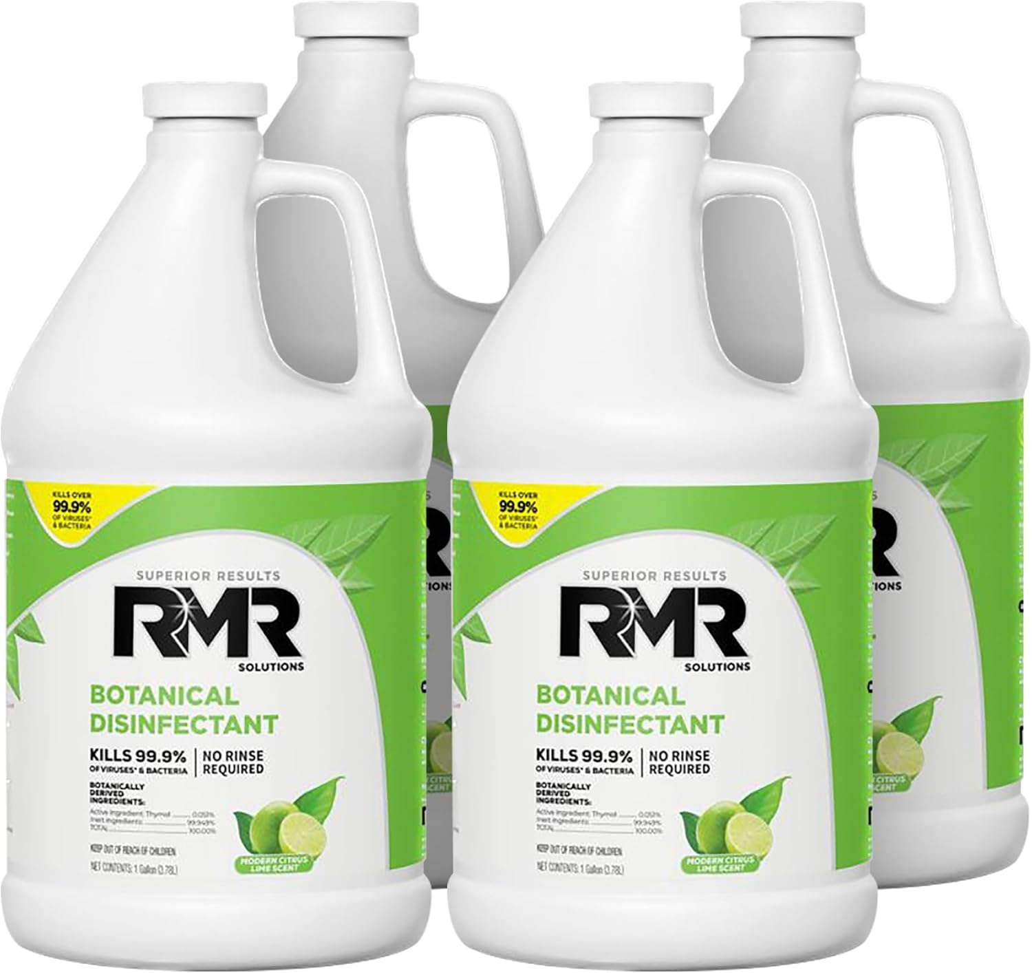 RMR Brands Botanical Disinfectant and Cleaner, Kills 99% of Household Bacteria and Viruses, EPA