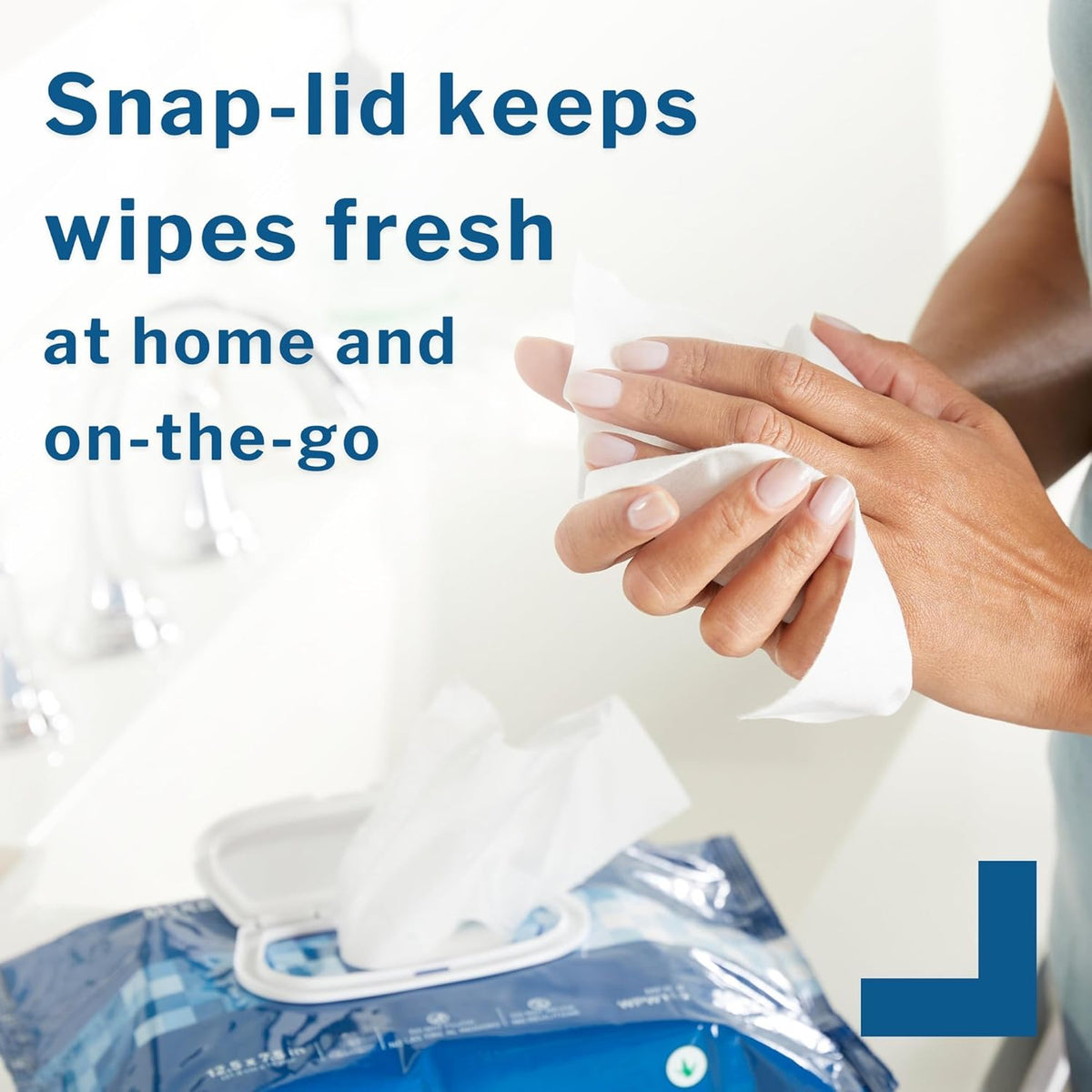 McKesson Washcloth Wipes, Scented - Disposable Wet Wipes for Adults - Alcohol-Free - No-Rinse