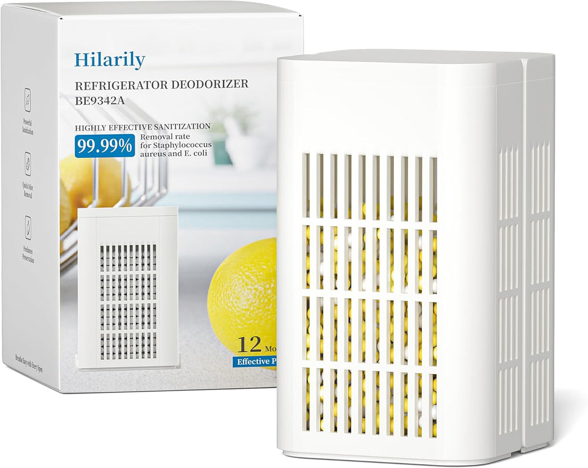 Strongest Refrigerator Deodorizer Odor Eliminator - 24h Fast Odor Removal, 12Months Long-Lasting
