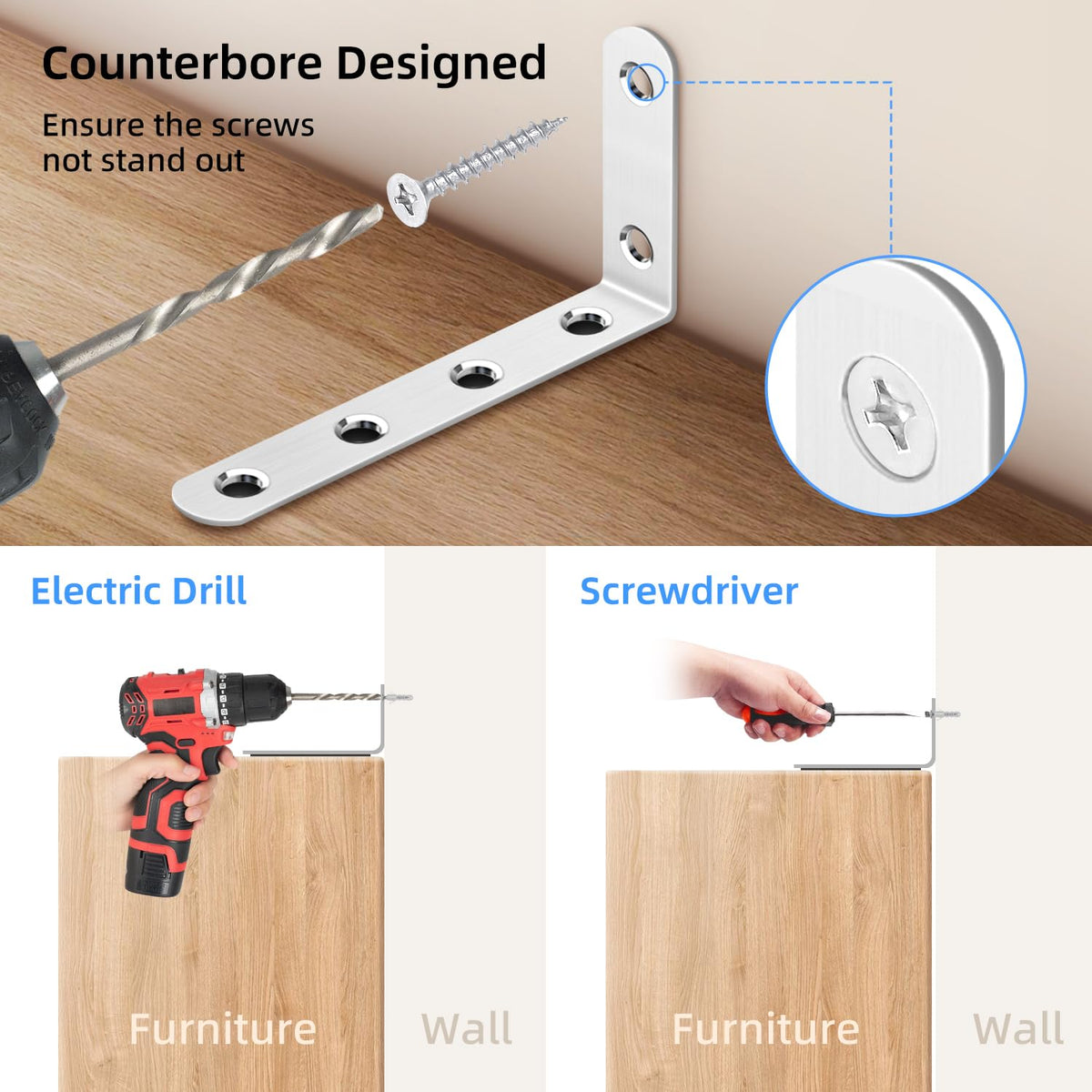 furniture anchors anti-tip baby proofing: Safety Straps Kit for Dresser Secure 400 lbs Bookcase to