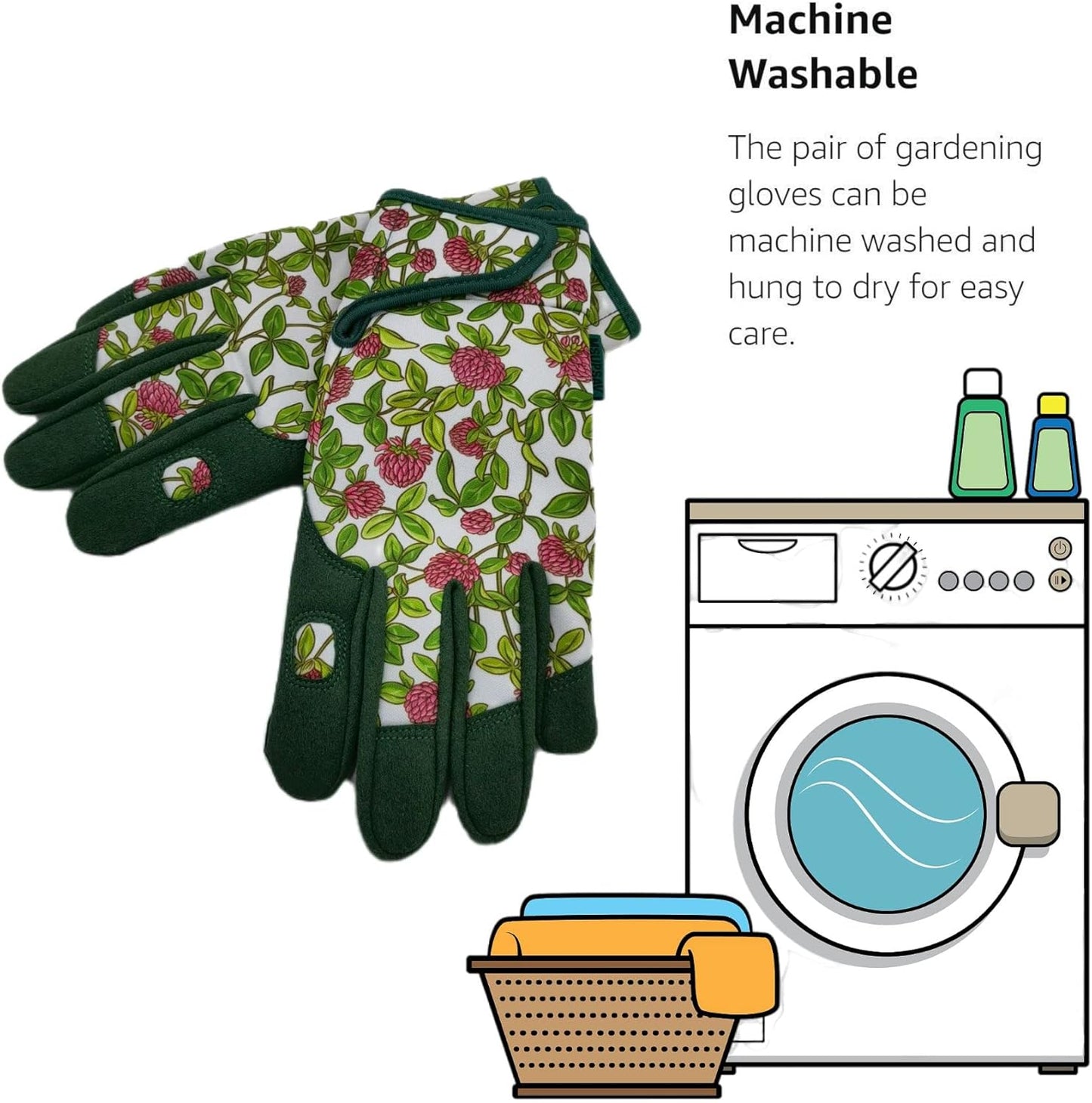 Thorn Proof&Puncture Resistant Gardening Gloves with Grip,Garden Gloves for Women, Leather Work