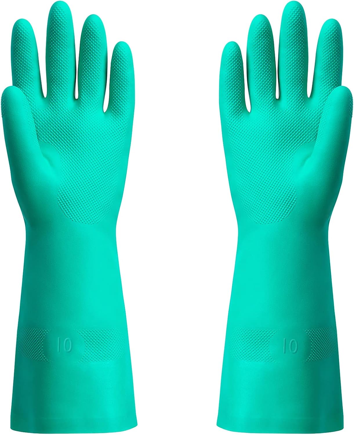 ThxToms Chemical Resistant Nitrile Gloves,Resist Household Acid, Alkali, Solvent and Oil, Latex