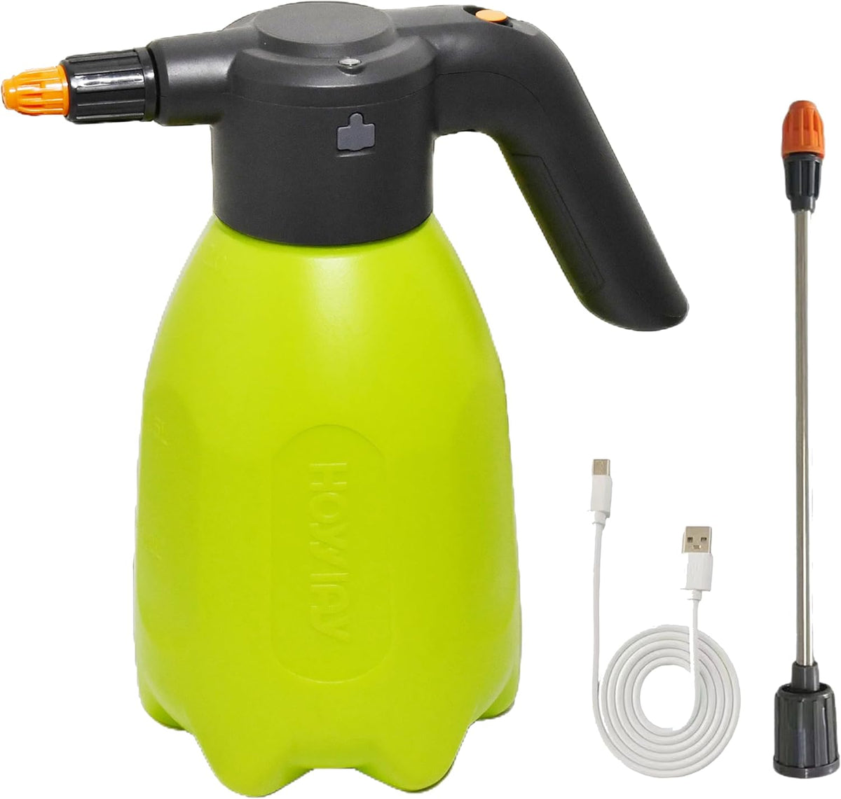 0.5 Gallon Electric Spray Bottle - Garden Sprayer & Plant Mister with Adjustable Nozzles