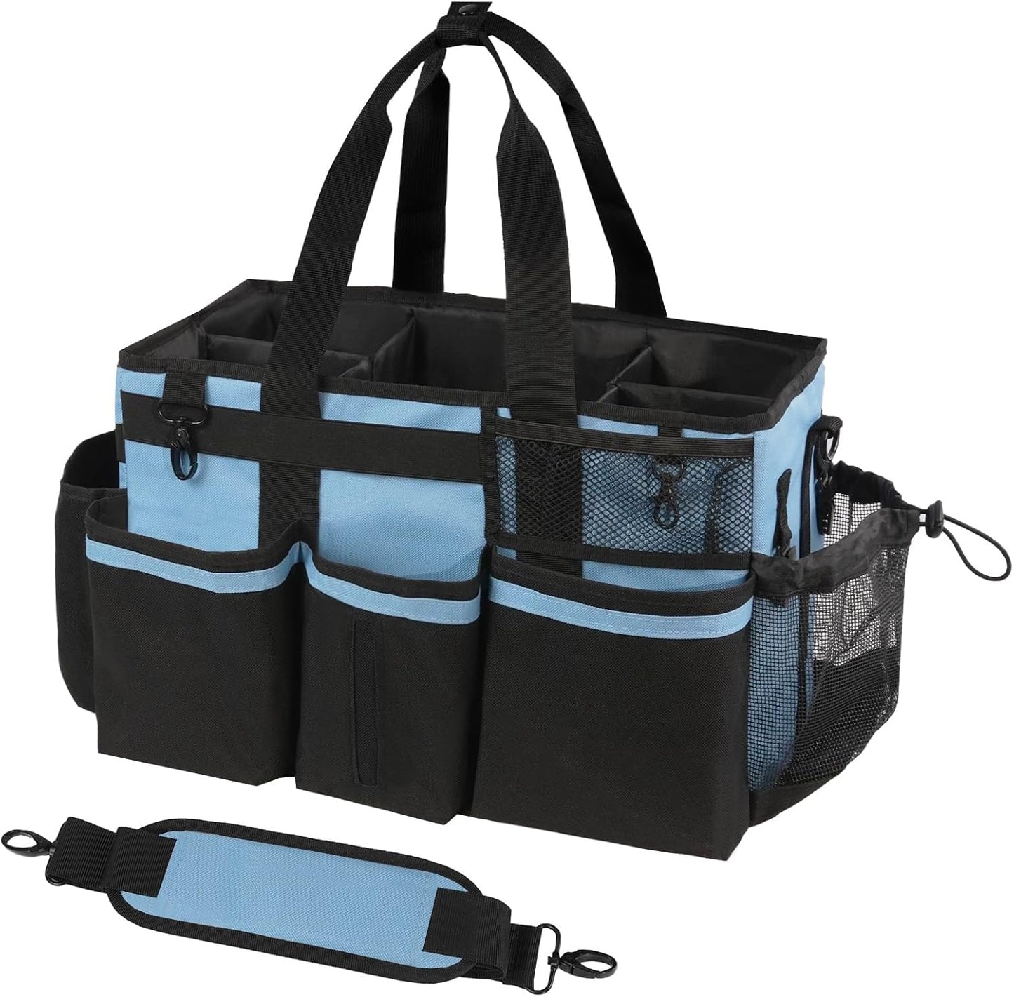 Wearable Cleaning Caddy, Cleaning Caddy Supplies Organizer with Handle & Shoulder Straps for