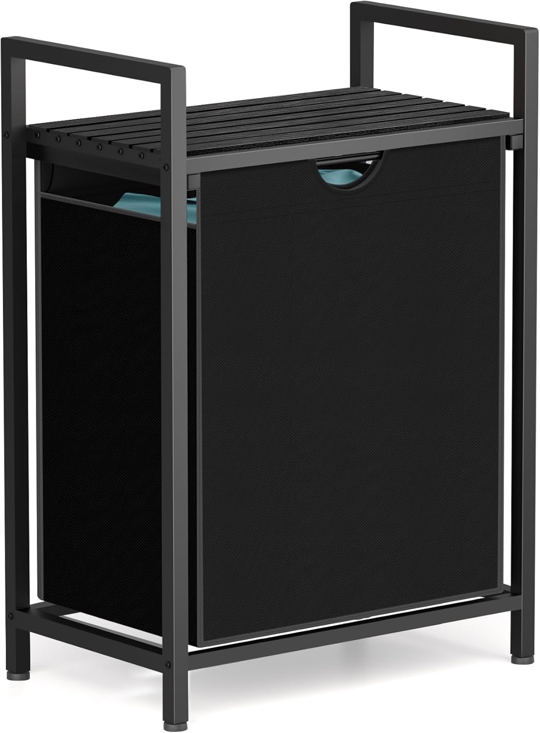 Laundry Sorter with Removable Bag, 16 Gallons Laundry Hamper with Adjustable Feet, Laundry Basket