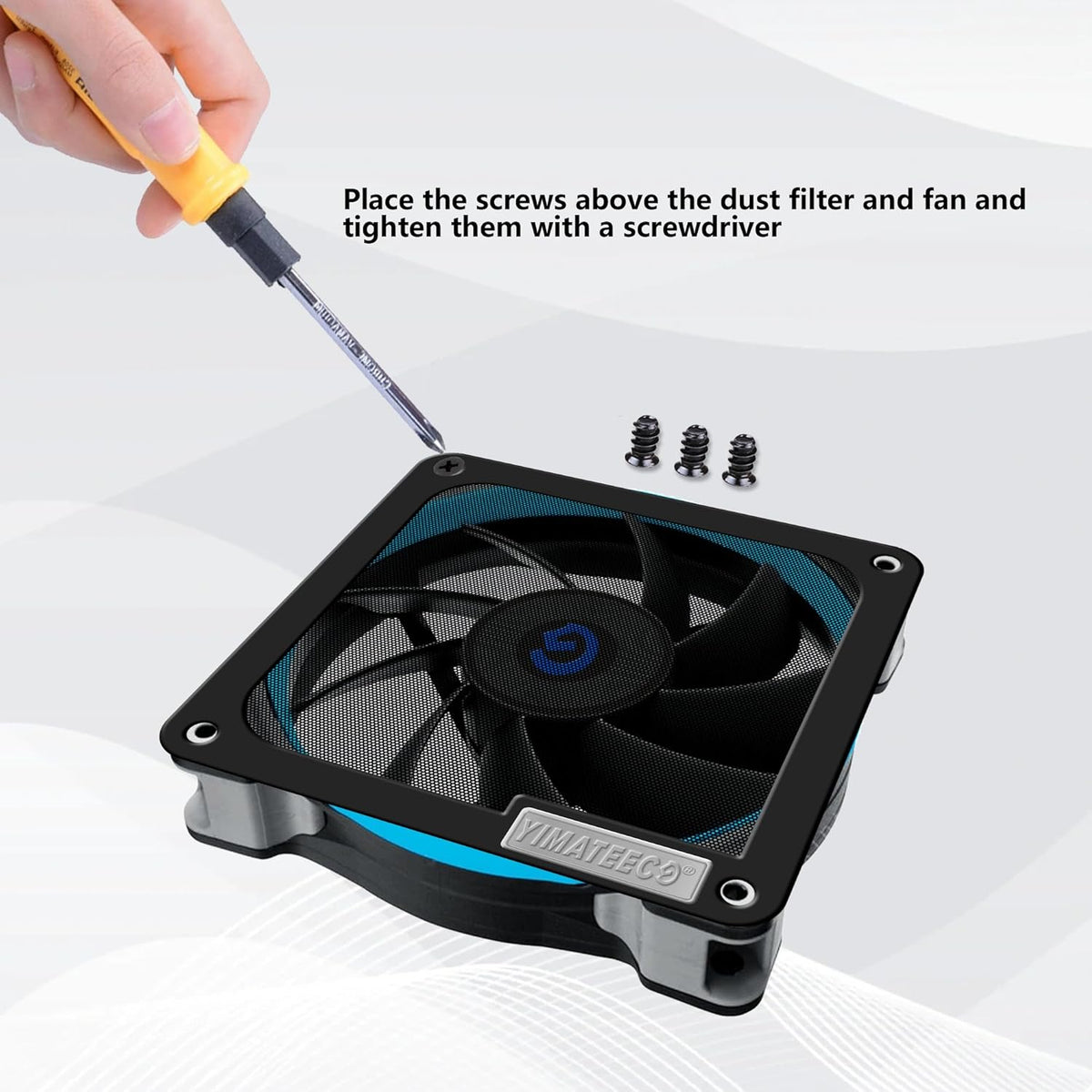 140mm PC Dust Filter for Computer Cooler Fan/PSU/Routers PVC 50 Mesh, Magnetic Dust Mesh Computer
