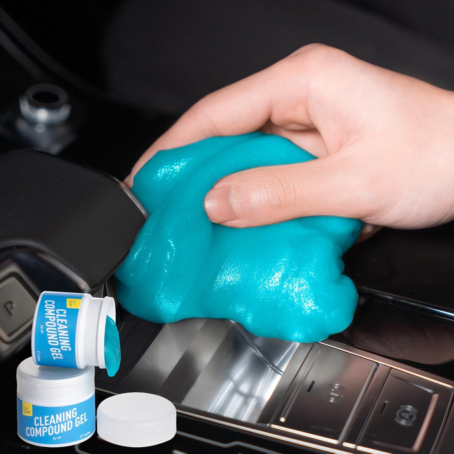 CLICK CLEAN 2Pcs Cleaning Gel for Car, 7oz Car Detailing Tools, Cleaning Putty Gel, Interior
