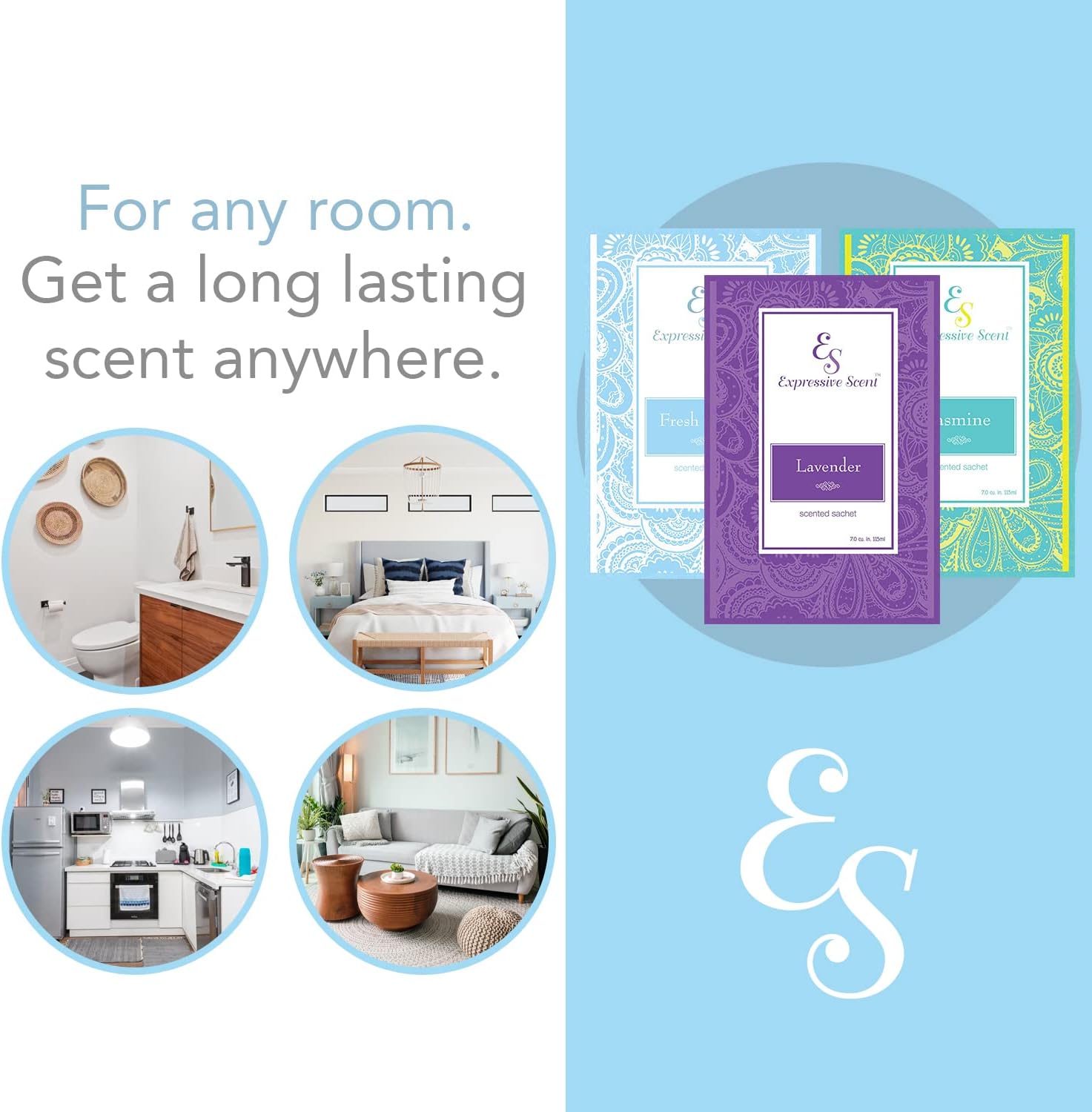 Expressive Scent – Home Fragrance Aromatic Sachets: Premium Long-Lasting Aroma, for Drawers