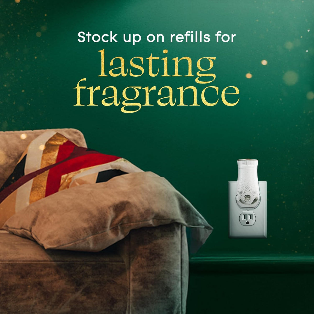 Glade PlugIns Refills Air Freshener, Balsam & Spruce, Scented and Essential Oils for Home and