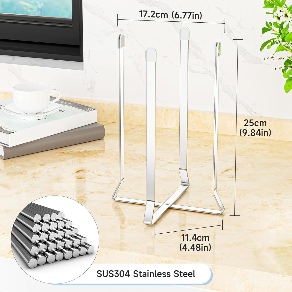 Water Bottle Drying Rack, Stainless Steel Baby Bottle Drying Rack, Collapsible Bottles Dryer Rack