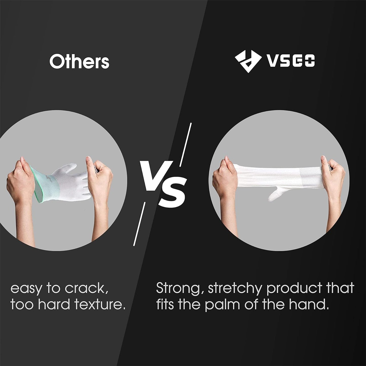 VSGO Professional Camera Cleaning Gloves Anti-Static for Camera and Sensor Cleaning, Compatible