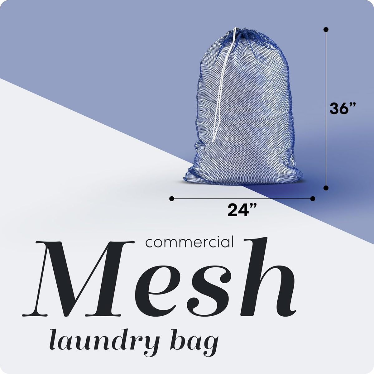 Handy Laundry Mesh XL Laundry Bag - Durable, Machine Washable with Secure Drawstring Closure