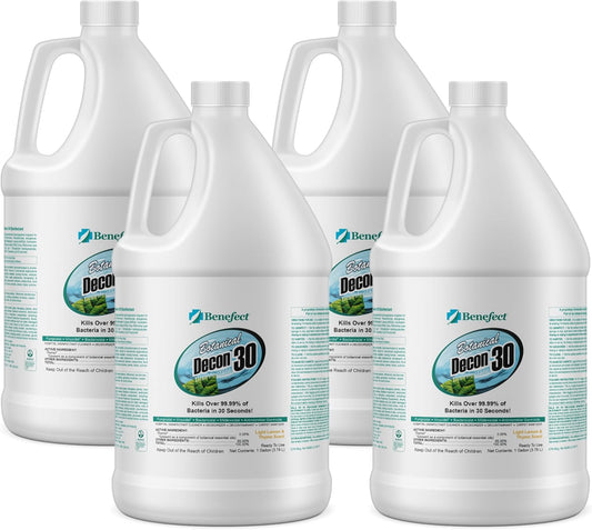 Benefect Botanical Decon 30 Disinfectant Cleaner - All Natural Formula for Effective Cleaning Power