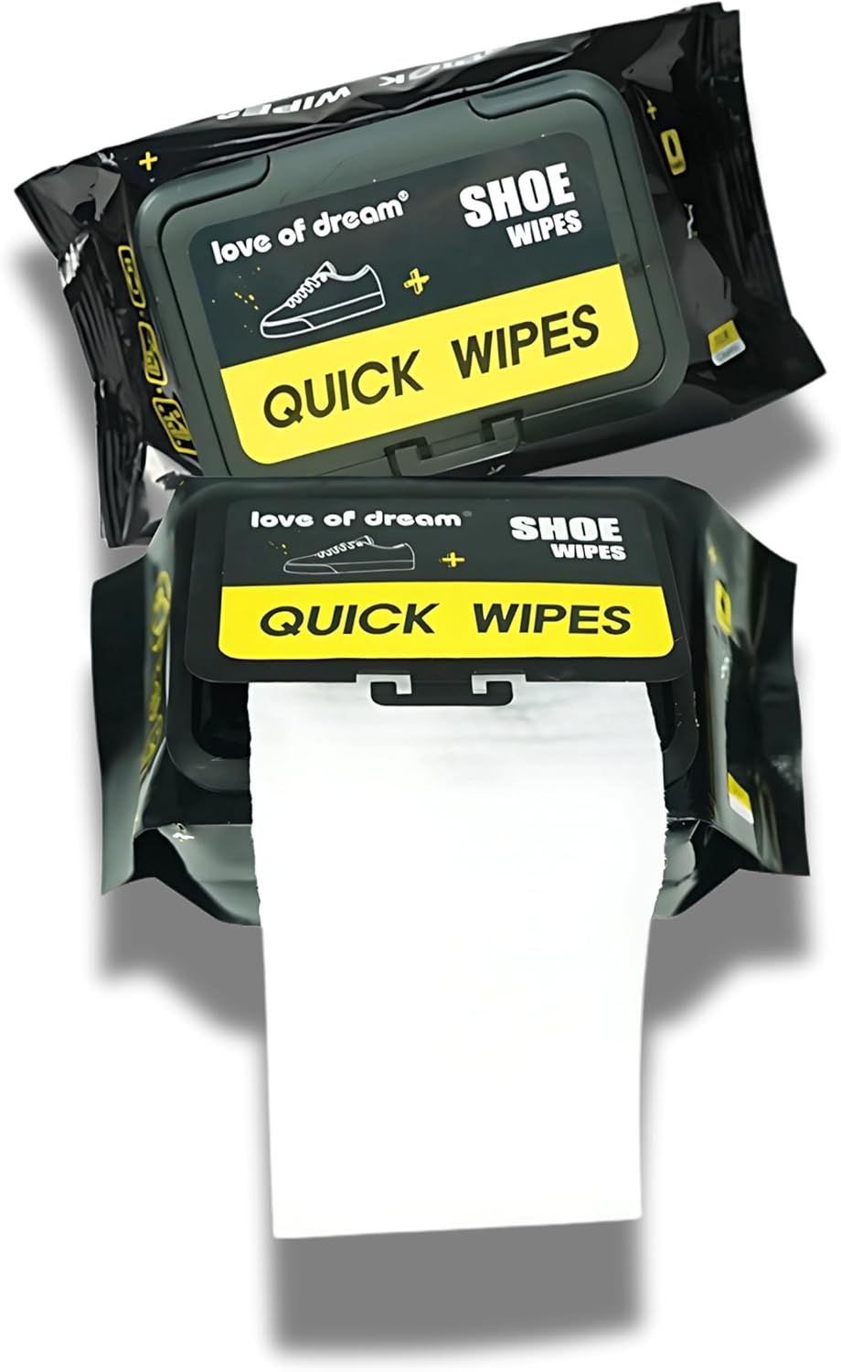 Shoe Wipes ??2 Pack (60 Count) Disposable, Pre-Moistened Sneaker & Shoe Cleaning Wipes