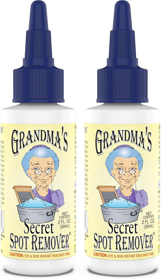 Grandma's Secret Spot Remover for Clothes - Chlorine, Bleach and Toxin-Free - Fabric Stain Remover