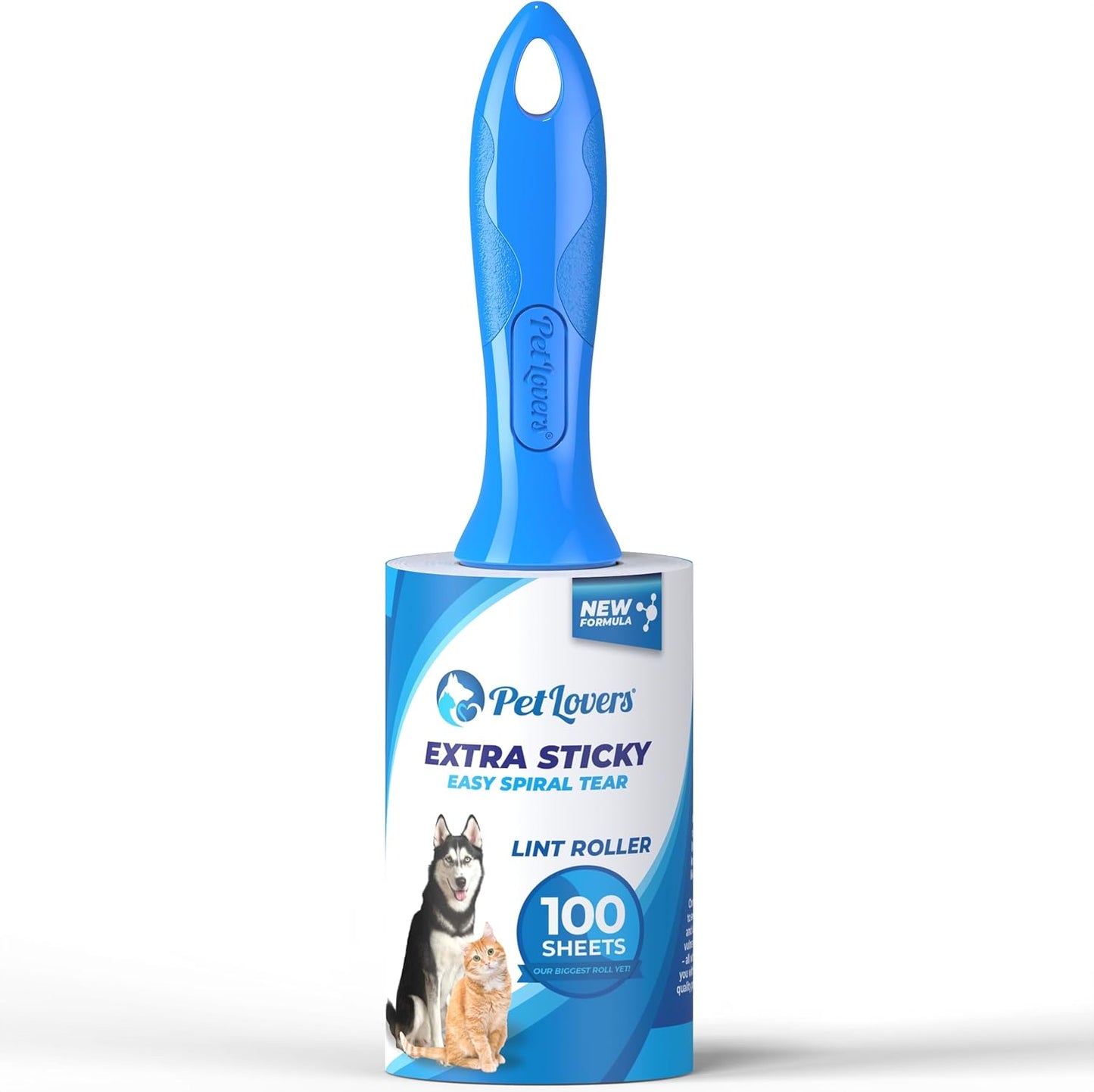 PetLovers Extra Sticky Lint Roller Mega Value Set for Pet Hair Removal, Dog and Cat Lint Remover (1