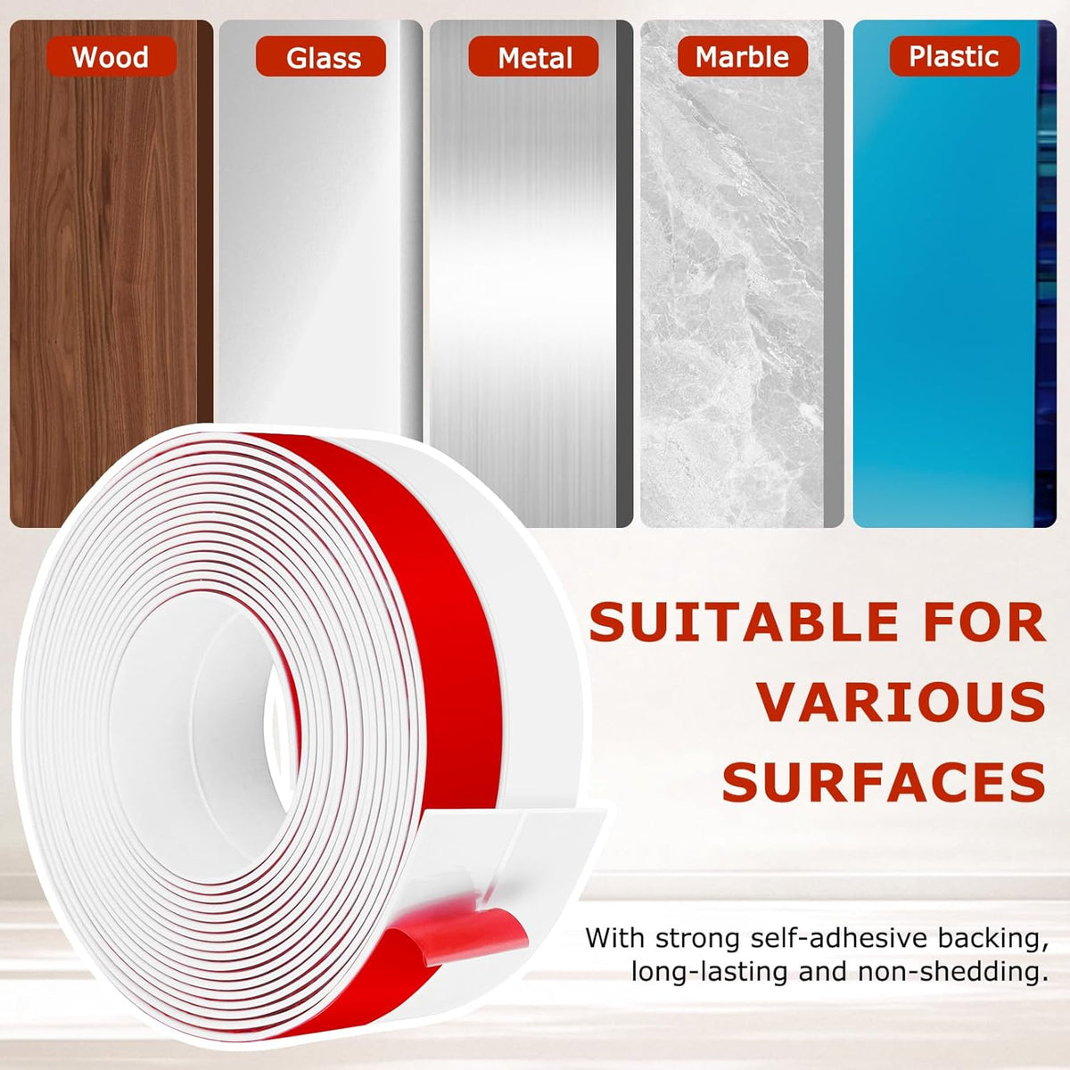 Weather Stripping Self Adhesive Door Draft Stopper Flexible Shower Door Bottom Seal Silicone Seal