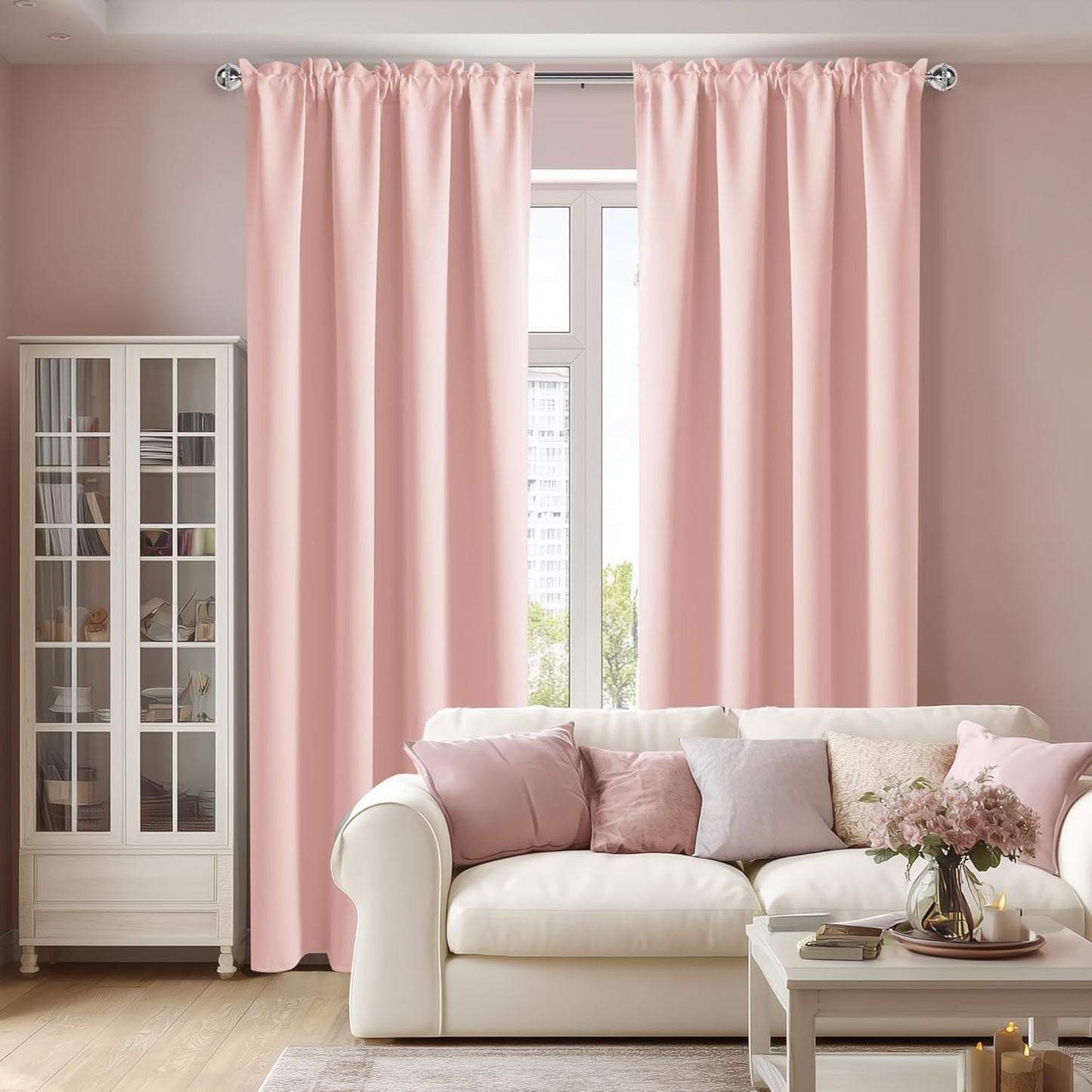 DWCN Blackout Curtains – Thermal Insulated, Energy Saving & Noise Reducing Bedroom and Living Room