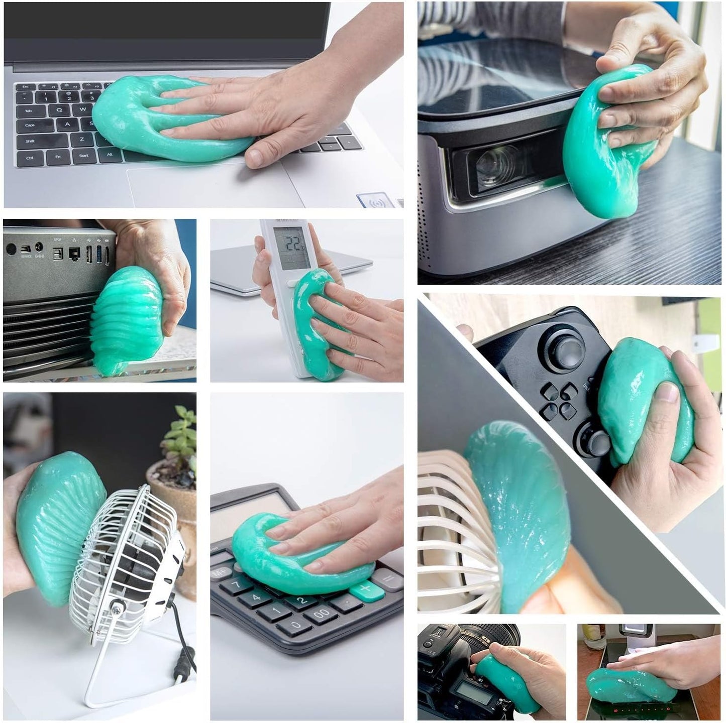 ASFSKY Keyboard Cleaning Gel Keyboard Cleaner Adheres to Dust and Debris in The Crevices of The