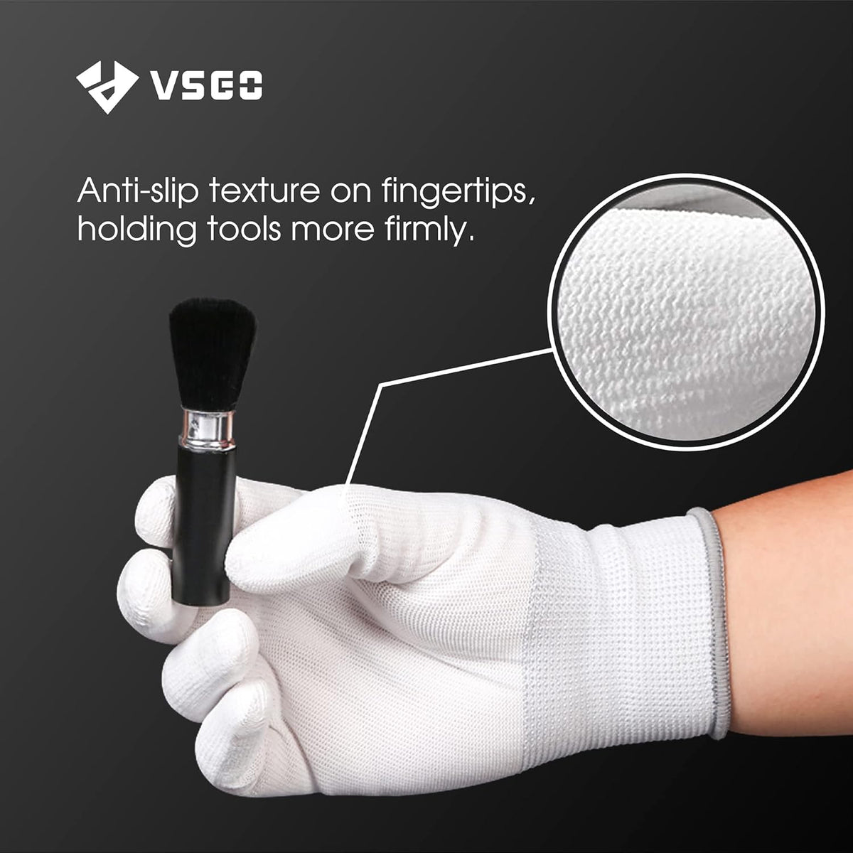 VSGO Professional Camera Cleaning Gloves Anti-Static for Camera and Sensor Cleaning, Compatible