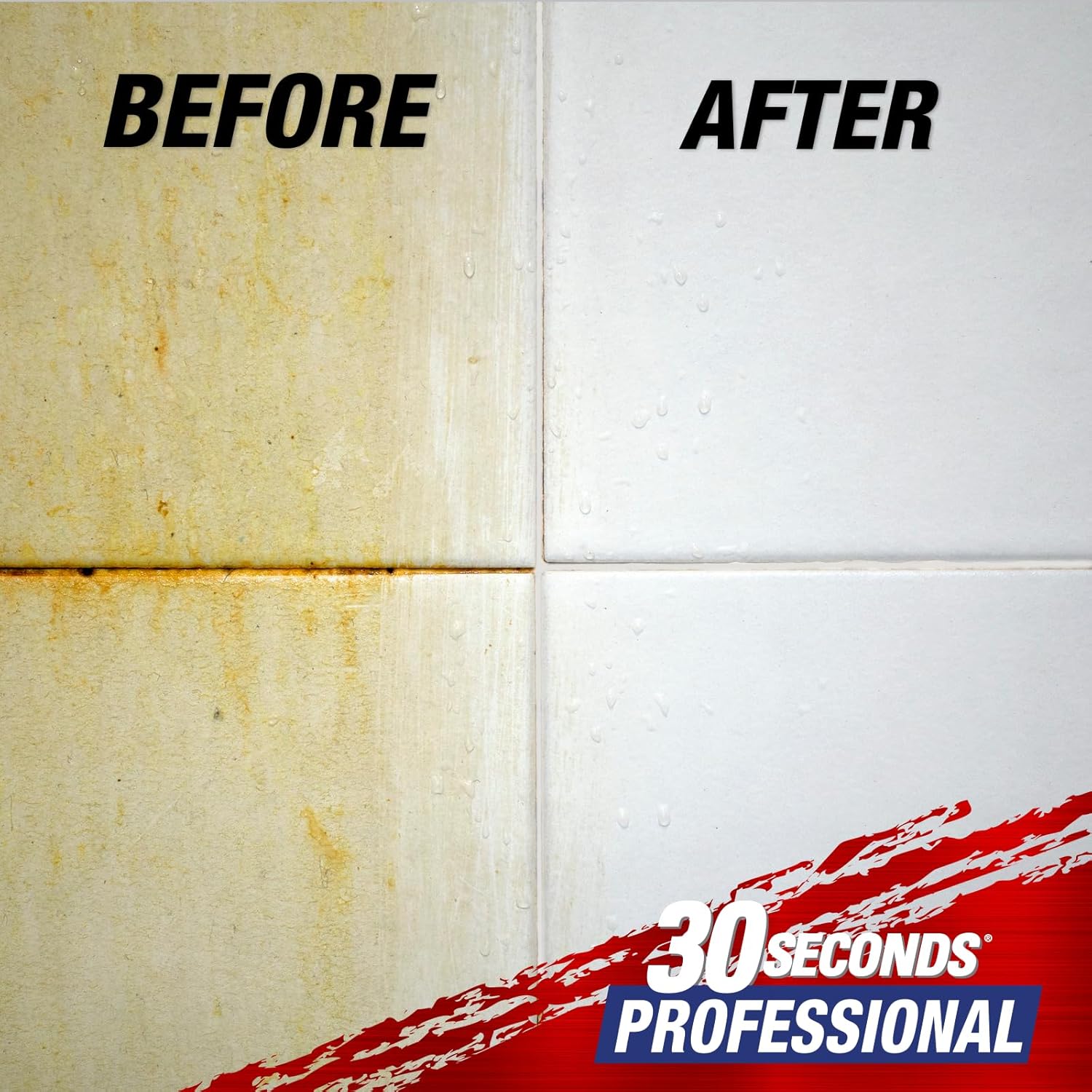 30 SECONDS Pro Mold and Mildew Stain Remover | Scrub Free | Brighter Results Instantly | Ready To