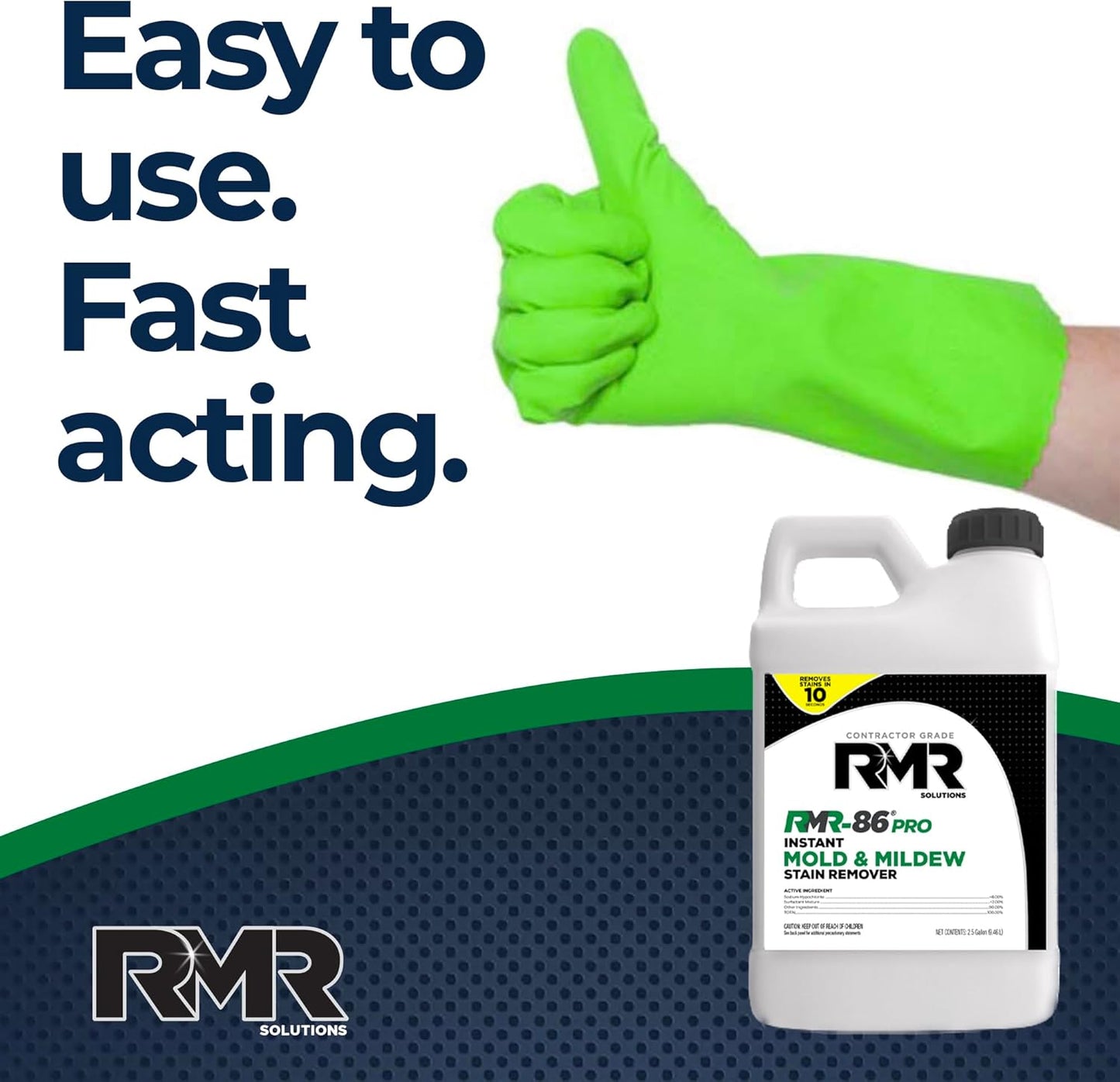 RMR-86 Pro Instant Mold Stain & Mildew Stain Remover - Contractor Grade Cleaning Solution