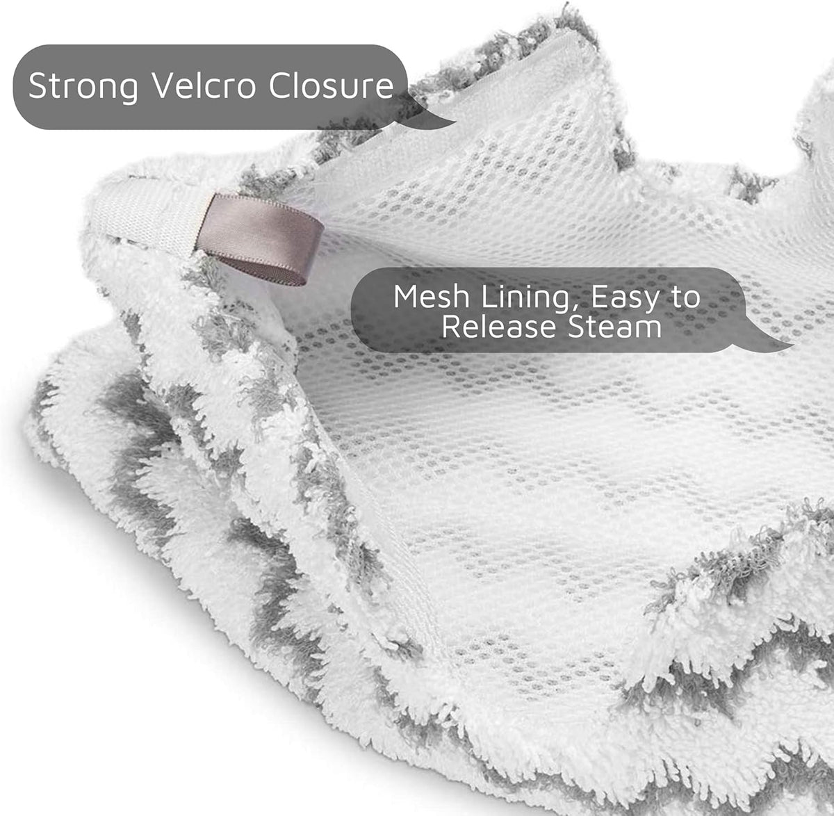 F Flammi Heavy-Duty Steam Mop Replacement Pad for Shark Steam Pocket Mop S3501 S3601 S2901 S2902