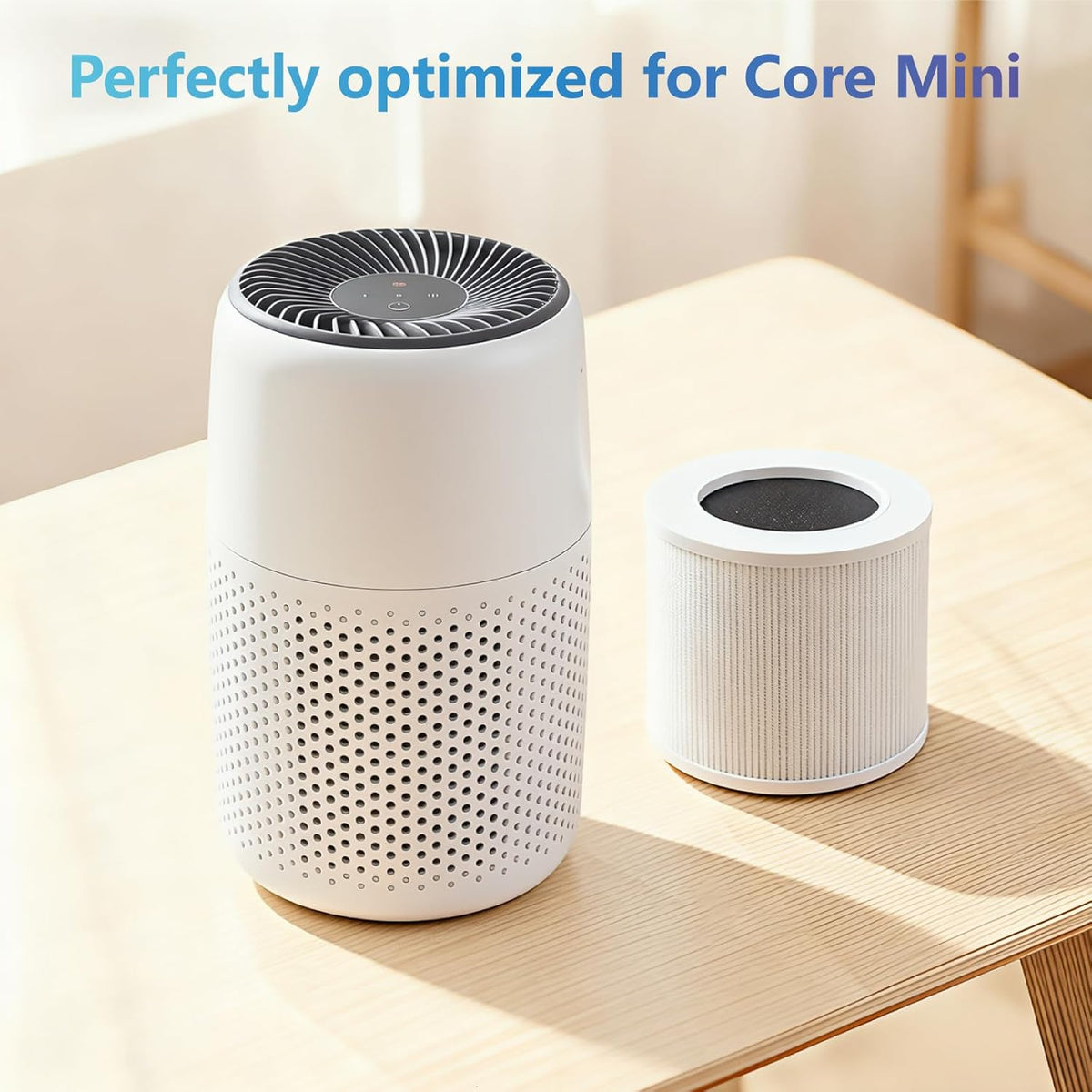 Air Purifier Replacement Filter Compatible with Levoit Core Mini Air Purifier Filter 3-in-1 H13