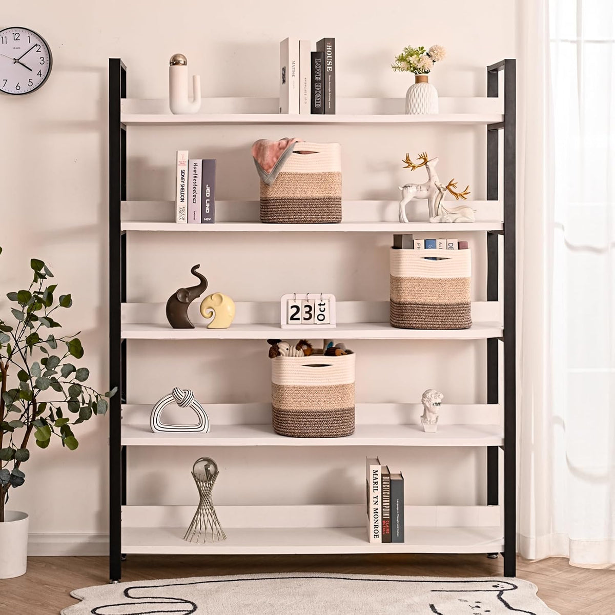 11 Inch Cube Storage Bins, Storage Cube Organizer Bins, Woven Cotton Rope Baskets for Storage