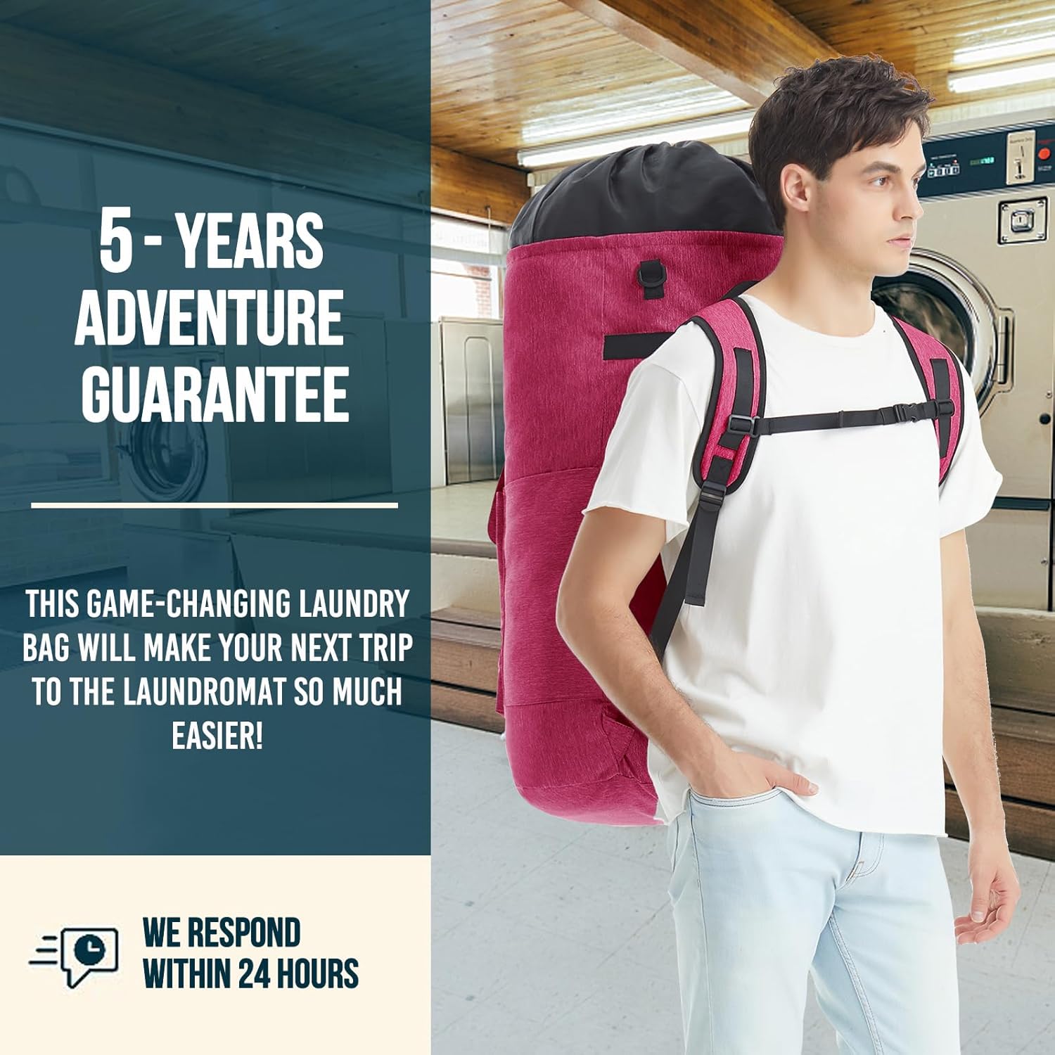 Laundry Bag Extra Large 115L，Laundry Backpack with Shoulder Straps，Sturdy Travel Laundry Bags with