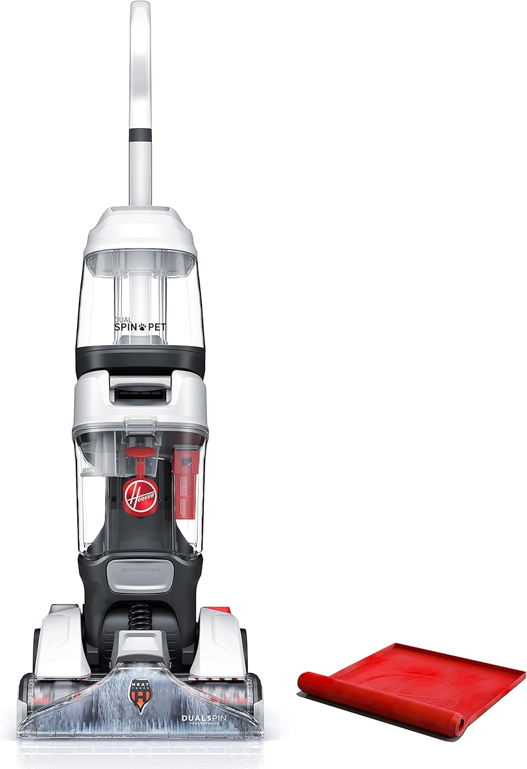 Hoover Dual Spin Pet+ Upright Carpet Cleaner Machine, Carpet Shampooer Machine for Home and Pets