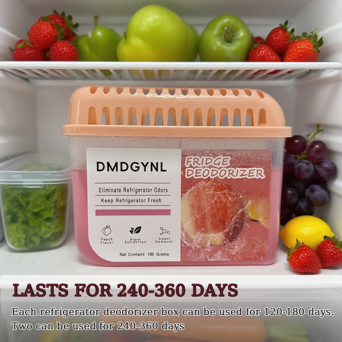 Fridge Deodorizer, Refrigerator Deodorizer More Effective Than Baking Soda, Natural Gel