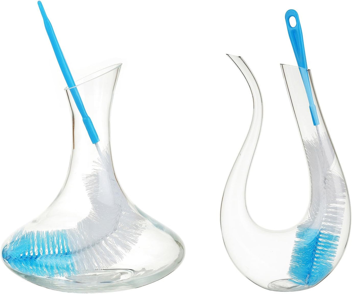 3-Pack Long Bottle Cleaning Brush for Narrow Neck Beer, Wine, Flask, Thermos, Sportwell, Pitcher