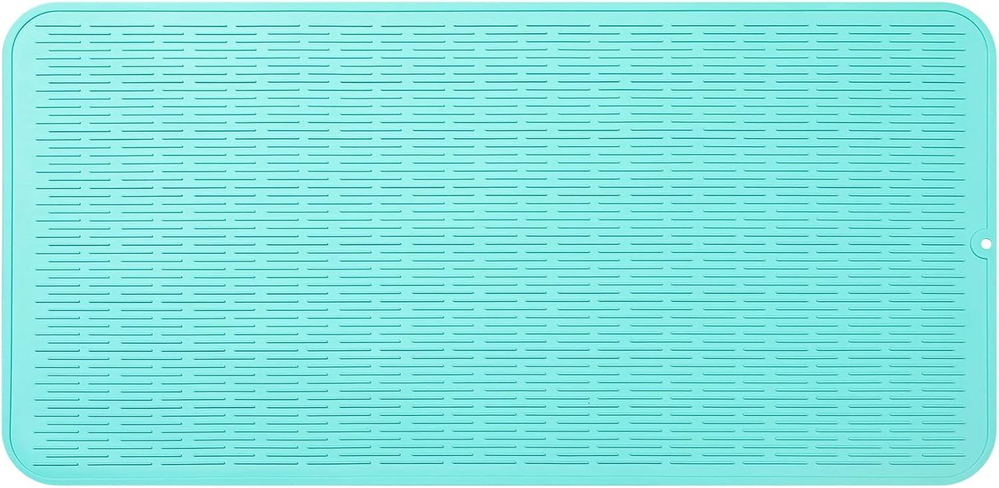 Silicone Dish Drying Mat for Multiple Usage,Easy clean,Eco-friendly,Heat-resistant Silicone Mat for