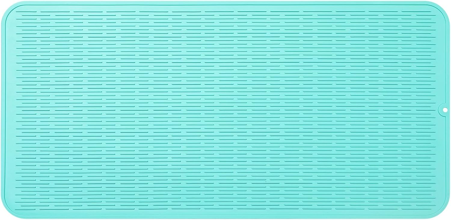 Silicone Dish Drying Mat for Multiple Usage,Easy clean,Eco-friendly,Heat-resistant Silicone Mat for