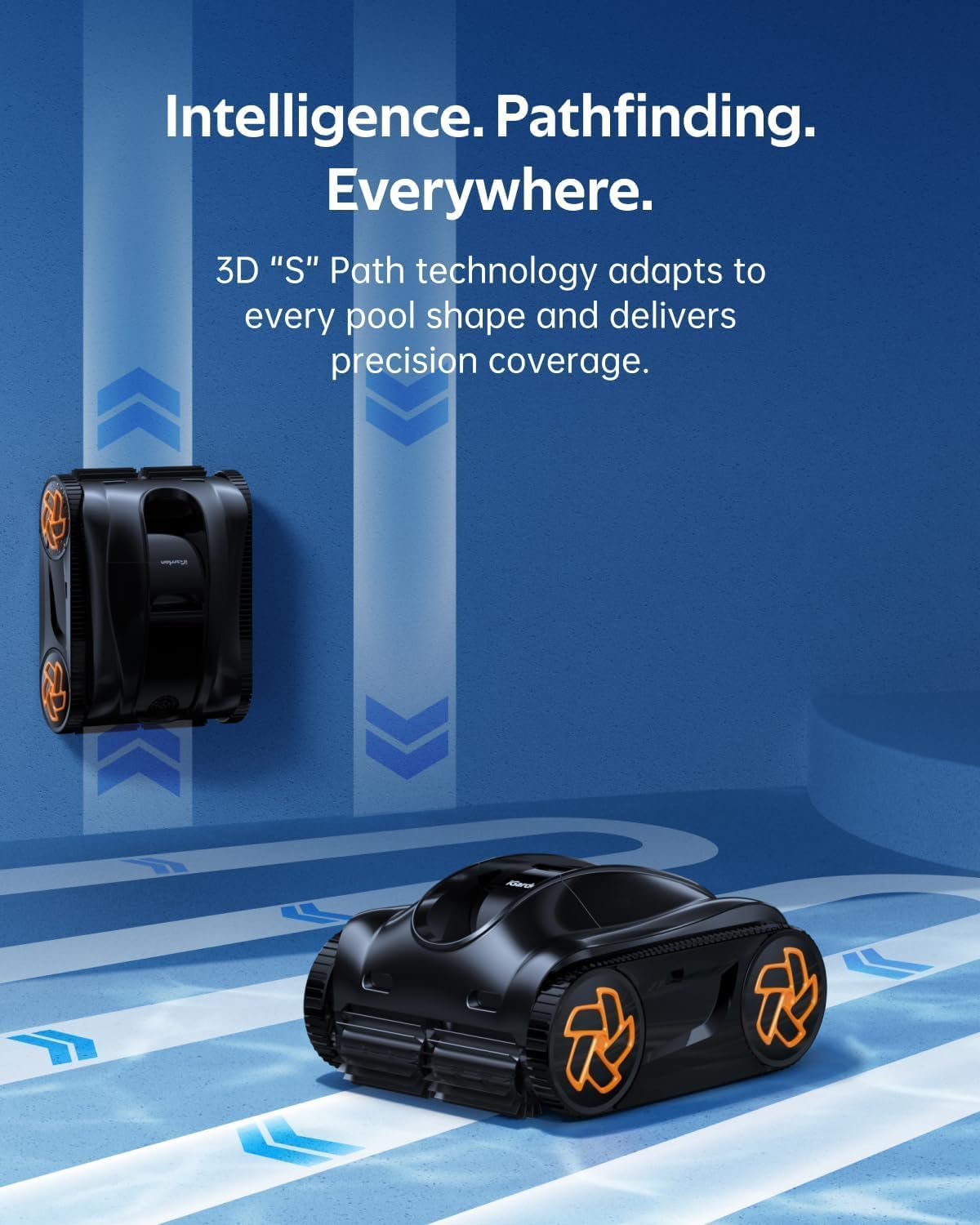 (2025 Upgrade) iGarden Pool Cleaner K60, 6H Cordless Robotic Pool Vacuum for Inground & Above