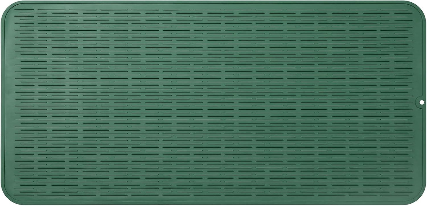 Silicone Dish Drying Mat for Multiple Usage,Easy clean,Eco-friendly,Heat-resistant Silicone Mat for