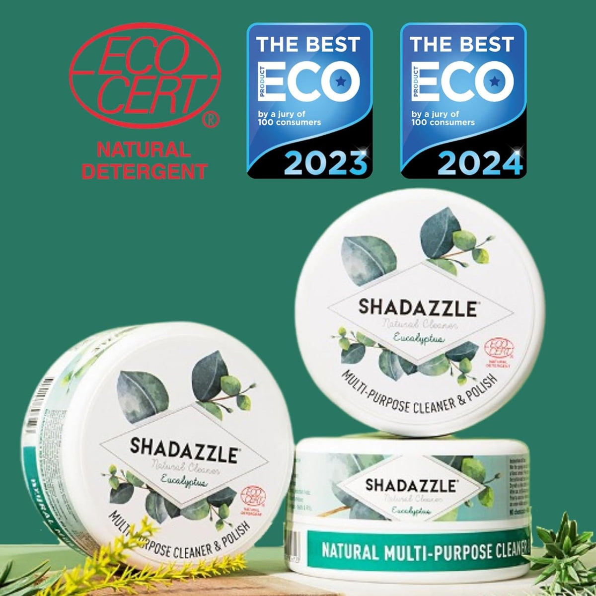 Shadazzle Natural All Purpose Cleaner and Polish – Eco friendly Multi-purpose Cleaning Product (2