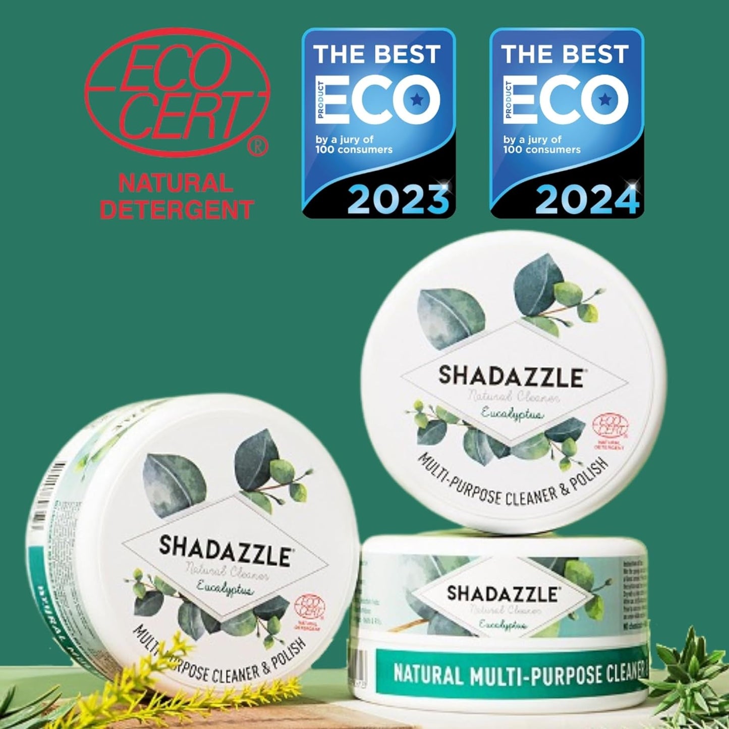 Shadazzle Natural All Purpose Cleaner and Polish – Eco friendly Multi-purpose Cleaning Product (1
