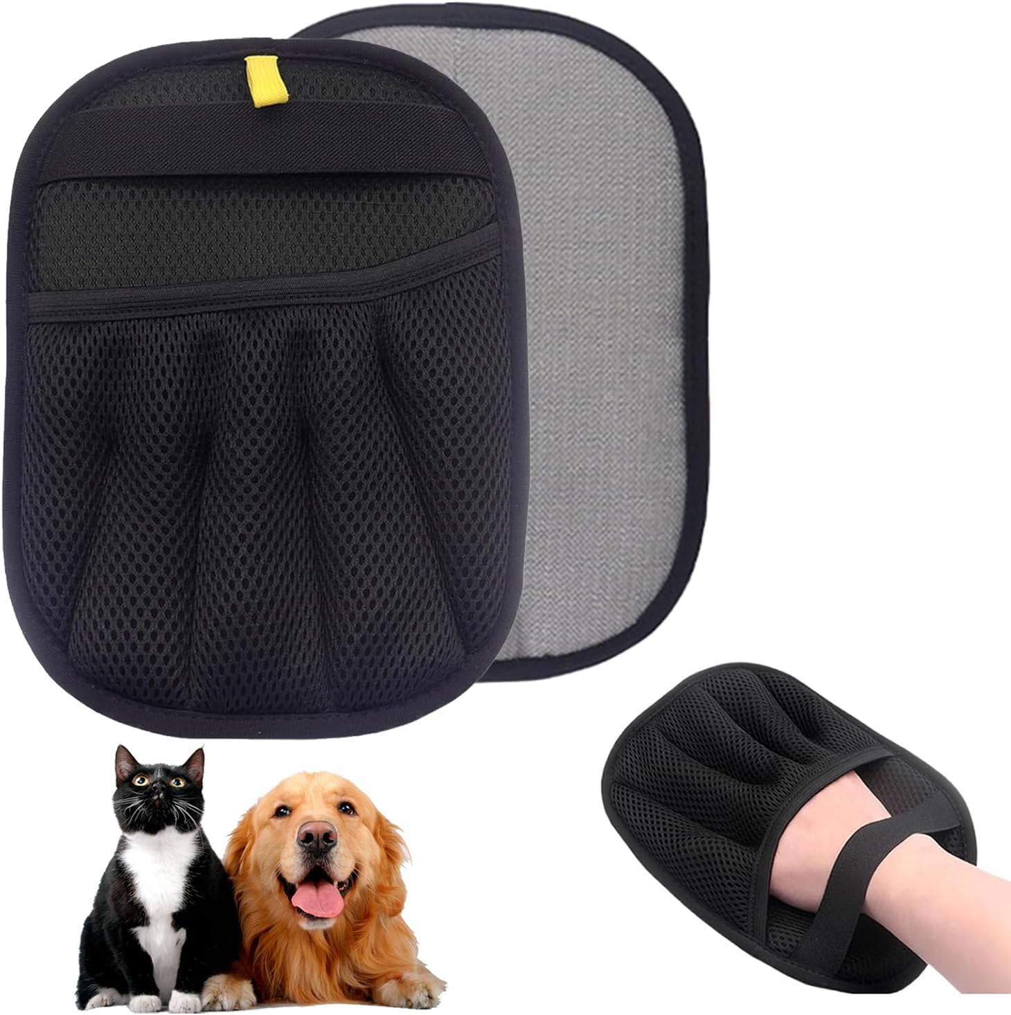 Pet Hair Remover Gloves for Cats Dogs,Electrostatic Glove Pet Hair Gloves,Cat Dog Grooming Glove