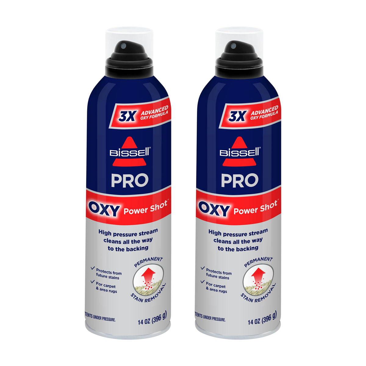 Bissell Professional Power Shot Oxy Carpet Spot & Stain Remover, 14 oz (Pack of 2), 95C9L