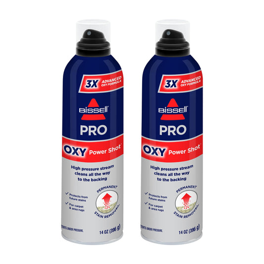 Bissell Professional Power Shot Oxy Carpet Spot & Stain Remover, 14 oz (Pack of 2), 95C9L