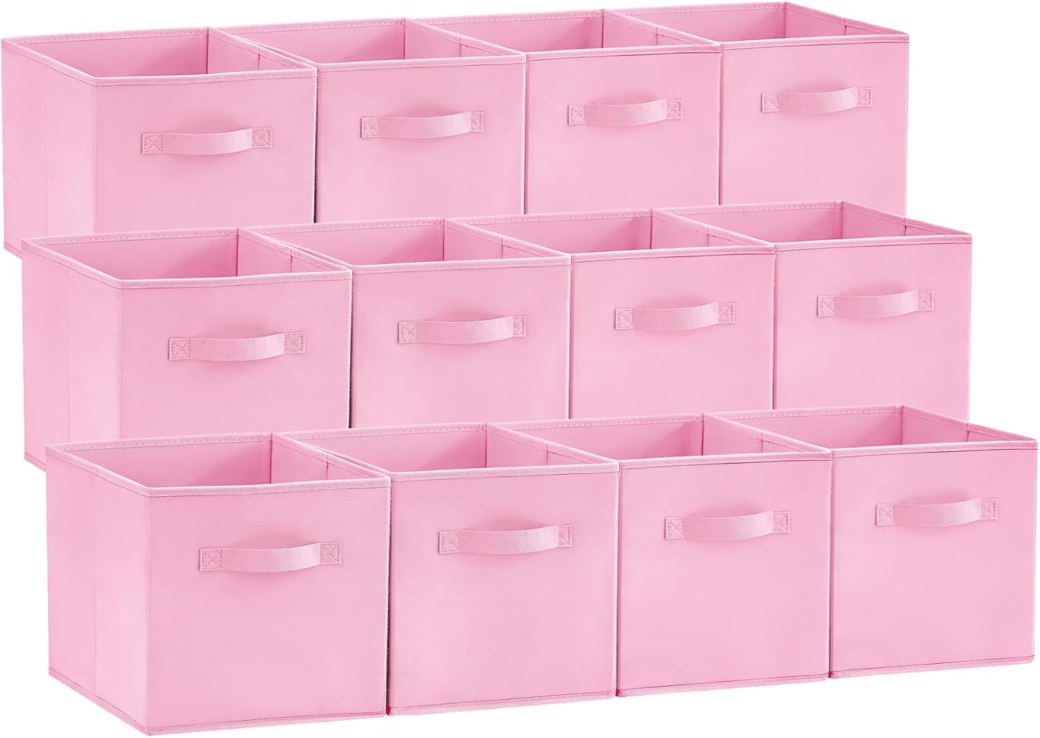 Lifewit 12 Packs Storage Cubes, 11 Inch Cube Storage Bins, Foldable Decorative Fabric Storage