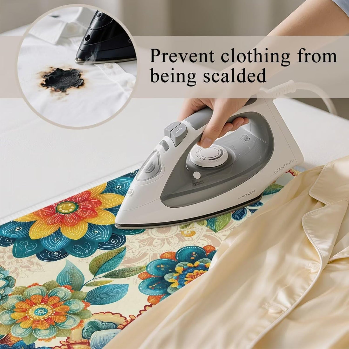 Boho Ironing Mat Foldable Ironing Pad Portable Board Iron Board Alternative Cover,Foldable Cover