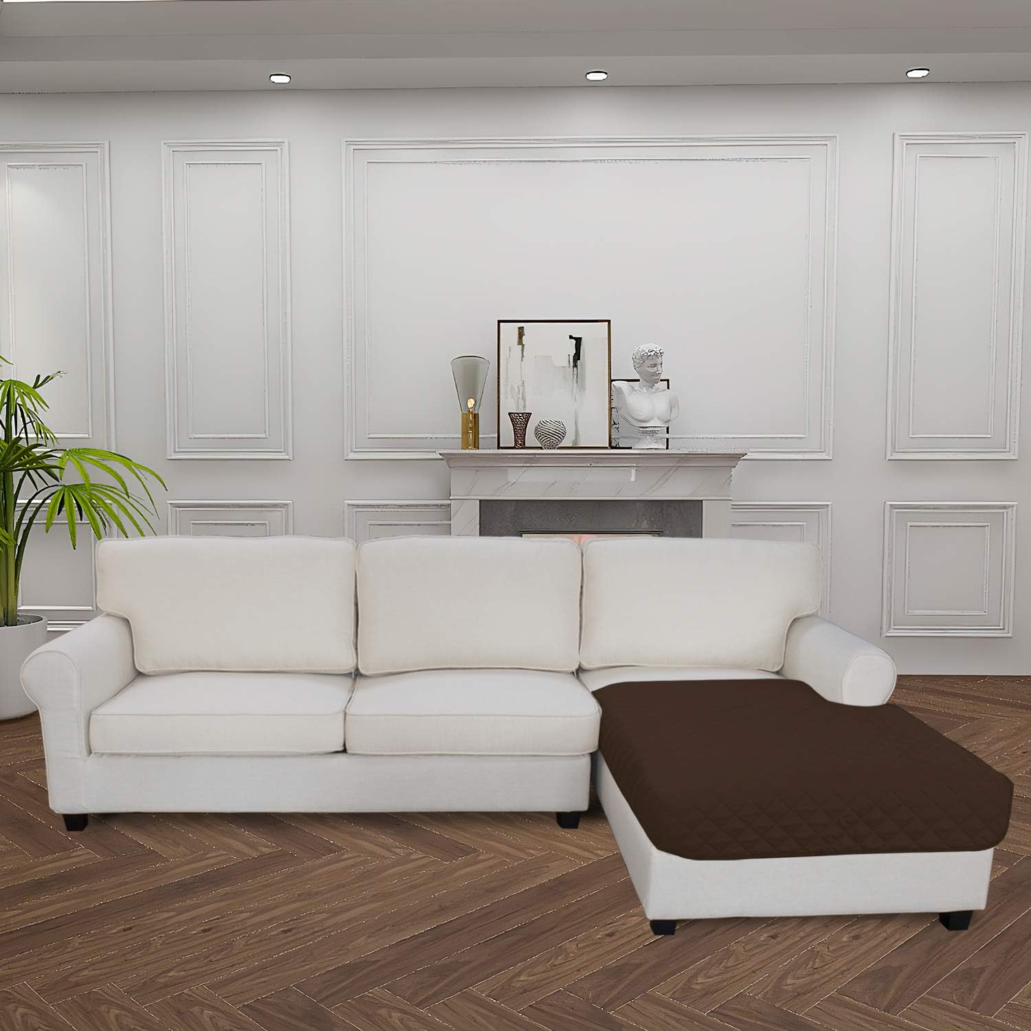 Easy-Going Sectional Couch Covers for Dogs L Shape Sofa Cover Reversible Sofa Slipcover Chaise
