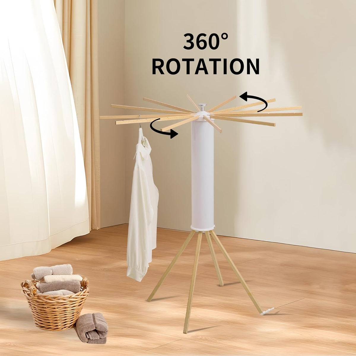 Clothes Drying Rack 4 Legs,Laundry Hanger Dryer Rack,Portable Drying Rack,Foldable Drying