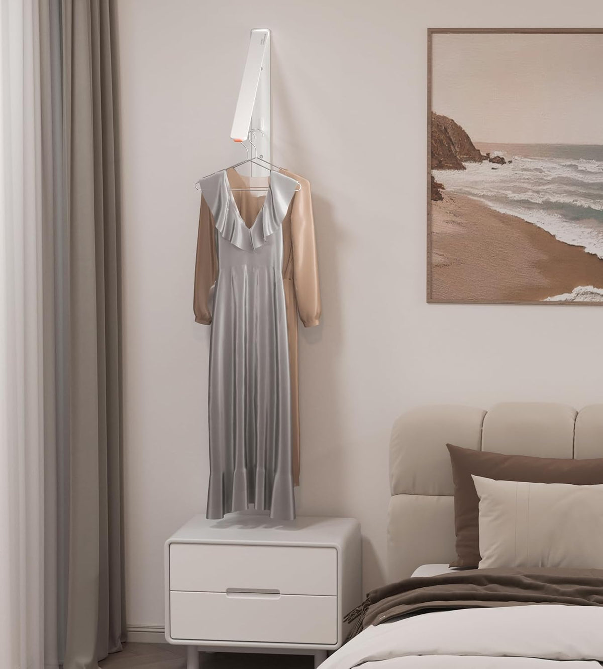 Dr.DJ Clothes Drying Rack Wall Mounted, Retractable & Foldable Clothes Hanger for Laundry Room