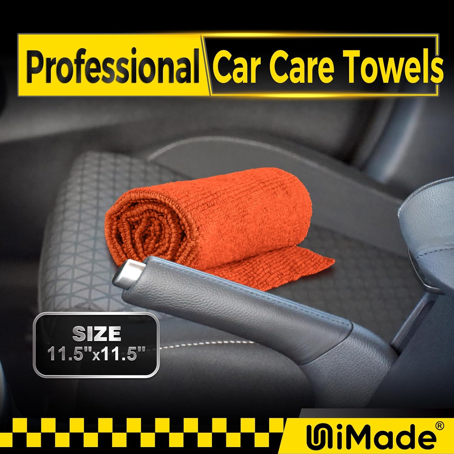 Microfiber Cleaning Cloth, 100PK Commercial Grade Work Rags Microfiber Towels for Cars Cleaning