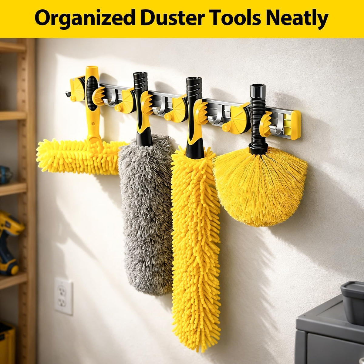 20 Foot High Ceiling Duster Kits with 5-12ft Heavy Duty Extension Pole
